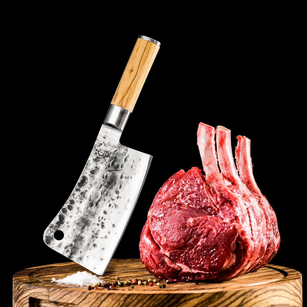 Forged Olive cleaver