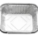 Set van 5 aluminium Napoleon vetopvangbakjes klein formaat op witte achtergrond – 14