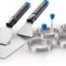 Napoleon Breakfast Kit met 2 spatels en 4 eierringen|Napoleon Breakfast Kit met 2 spatels en 4 eierringen op een bakplaat|