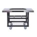 Cart met mand en RVS zijtafels Primo Grill Junior