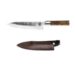 VG10 Forged Koksmes met lederen hoes|