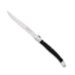 Laguiole Steakmessen Zwart - 6 stuks met messenblok|||