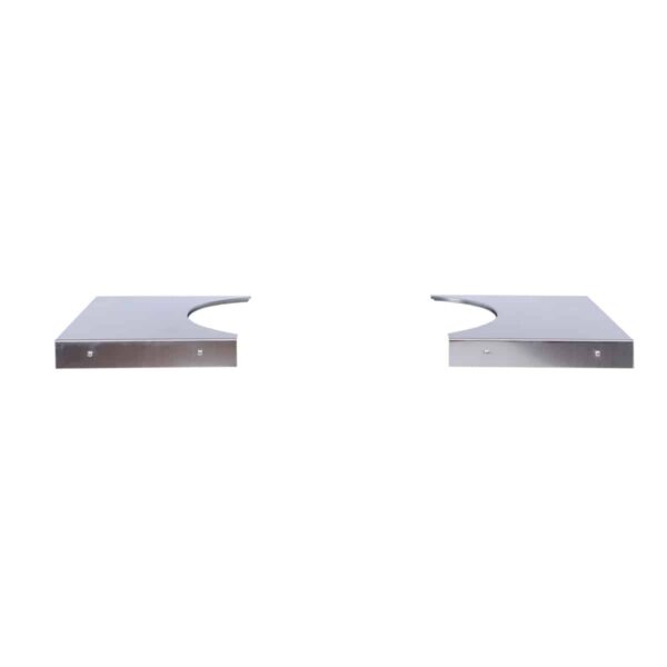 RVS zijtafels Cart Primo Grill Large en Xlarge - 2 stuks|