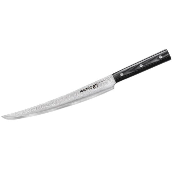 Samura Damascus 67 Vleesmes 23 cm - gebogen|