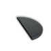 The Bastard half moon stone black large