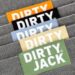 DIRTY JACK kookdoek Charcoal