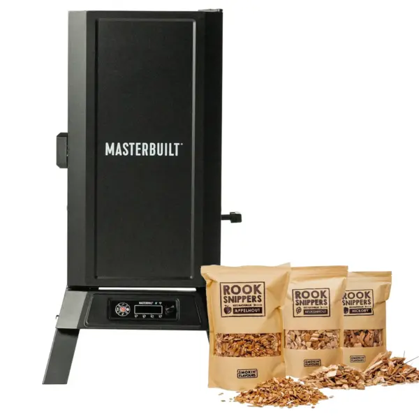 ctiepakket Masterbuilt 710 Wifi smoker met Smokin’ Flavours rooksnippers hickory appel beuk 1700 ml