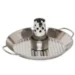 Monolith Chicken Roaster RVS kiphouder met geperforeerde pan