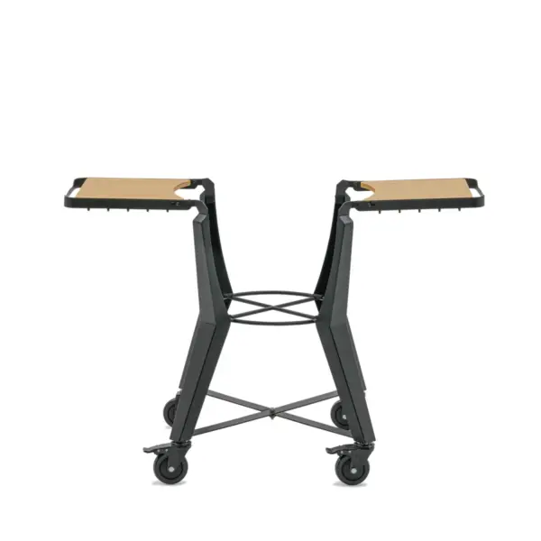 Monolith TWO.55 onderstel set met wielen en bamboe zijtafels