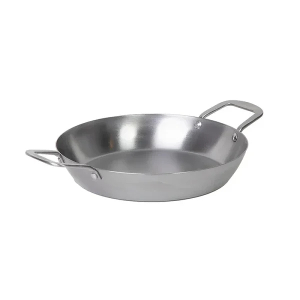 Hot Wok Paellapan 35 cm carbonstaal met twee handgrepen (HW7714)