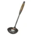 Hot Wok pollepel HW6011 roestvrij staal houten handvat