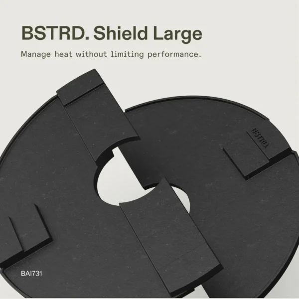 The Bastard Shield Large gietijzeren hitteschild TBAI731 voor low and slow en indirect grillen